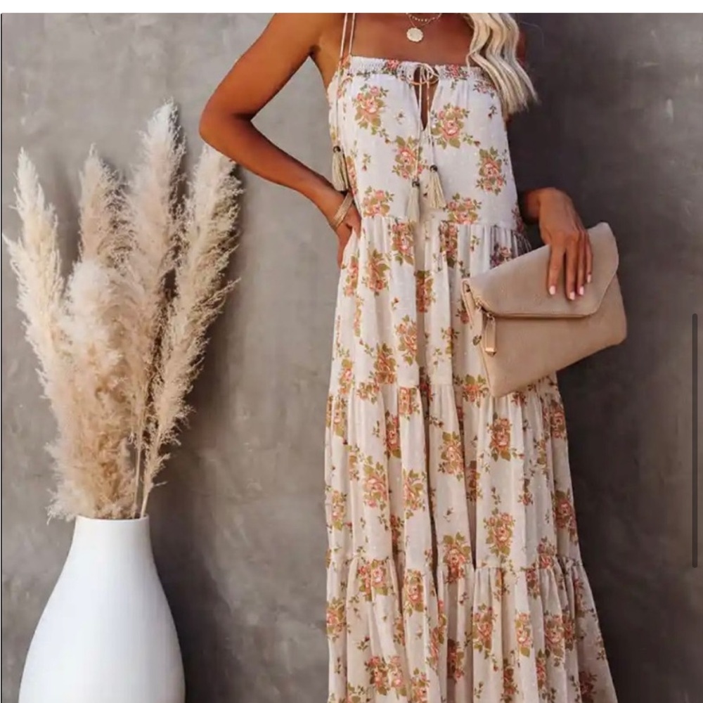 Lightweight Floral Midi